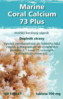 Marine Coral Calcium 73 Plus 100ks Naturgreen