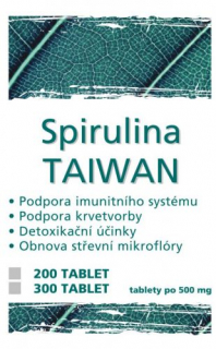 Naturgreen Spirulina -Taiwan 250 g, 500 tab.